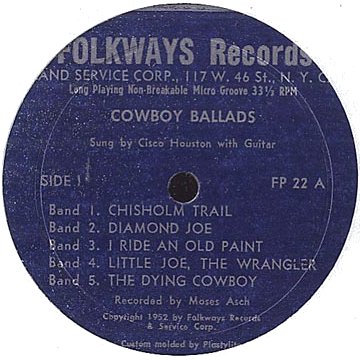 cowboy ballads LP