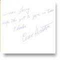 Cisco Houston Autograph